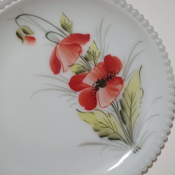 Westmoreland | Accents | 4 Westmoreland 75 Beaded Edge Milk Glass ...